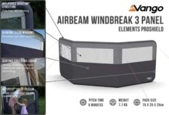 Vango Airbeam Windbreak 3 Panel (Elements Proshield) 7 Vango Airbeam Windbreak 3 Panel (Elements Proshield) -Vango Sales Store airbeam windbreak 3 panel elements proshield high res