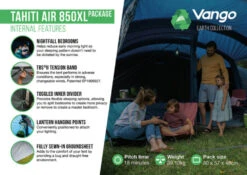 Vango Airbeam Vango Tahiti 850XL Air Tent (2023) -Vango Sales Store tahiti air 850xl package2